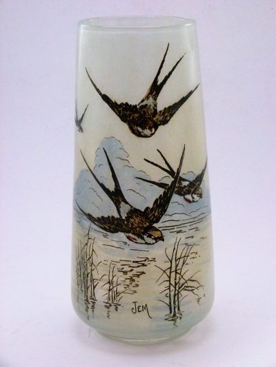 Art Deco vase signed JEM
