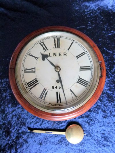 A 19th century LNER signal Box Clock by John Walker