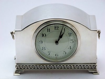 An Edwardian Tudric Pewter Clock for Liberty of London