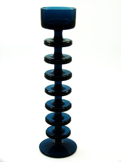A rare Wedgwood Sheringham 7-ring candlestick